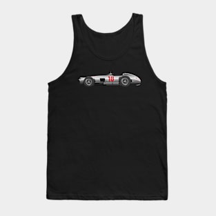 Juan Manuel Fangio Mercedes Benz W196 - Illustration Tank Top